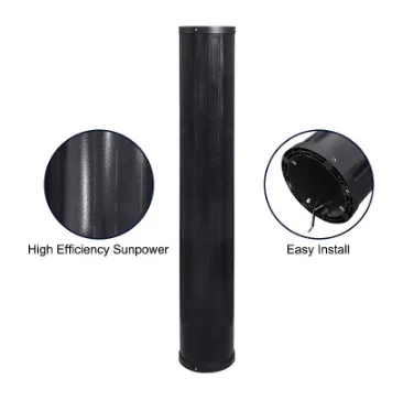Newest Solar Energy Product 100w Sunpower Solar Glass Tubes for Street Lamp