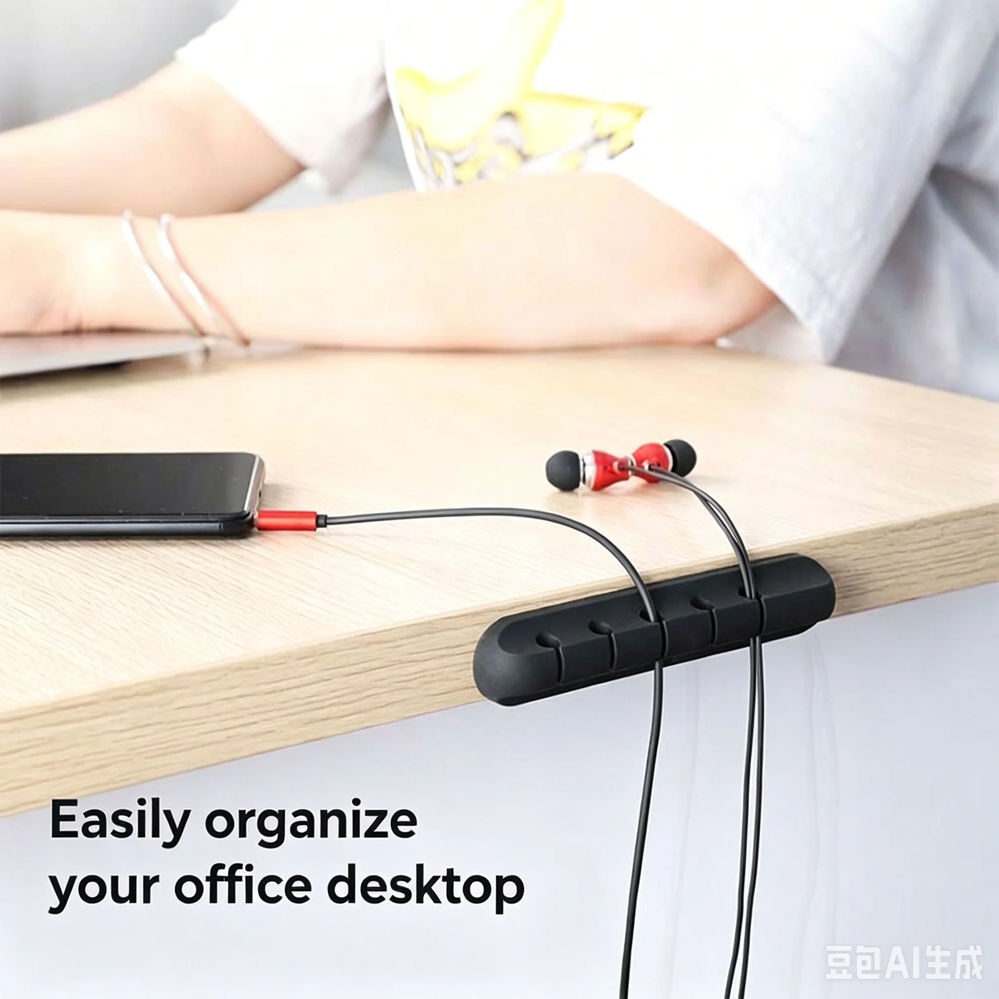Organizador de cabos de silicone, clipe flexível, enrolador de cabo usb, fixador de fio de mesa, suporte arrumado para fone de ouvido, mouse, cabos de carregamento
