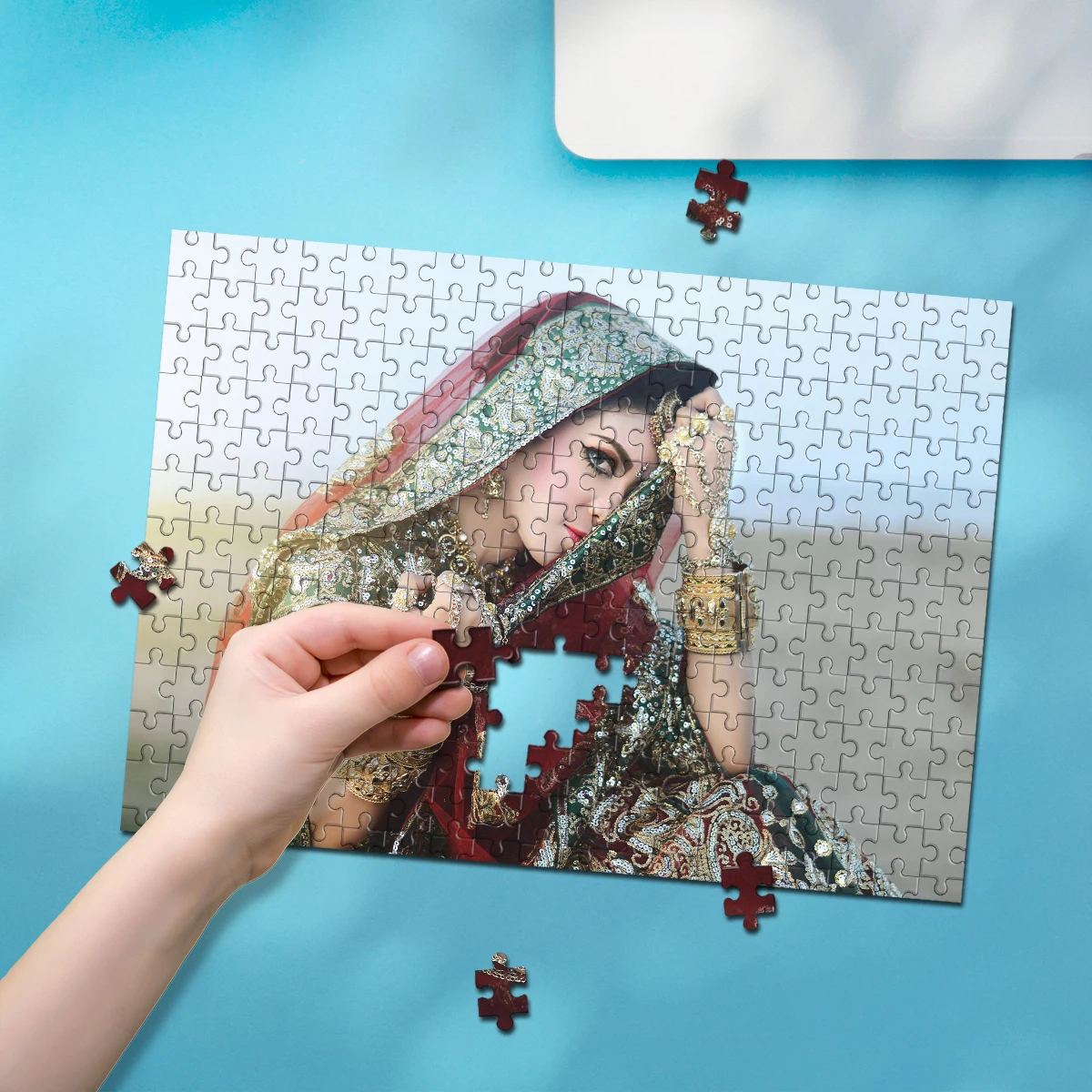35/300/500/1000 Stück personalisiertes individuelles Fotopuzzle, Foto-DIY-Lernspielzeug für Erwachsene, Dekoration, Sammlerstück, Geschenk