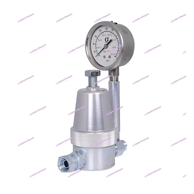 Back pressure valve, stainless steel water-based paint pressure hand regulator