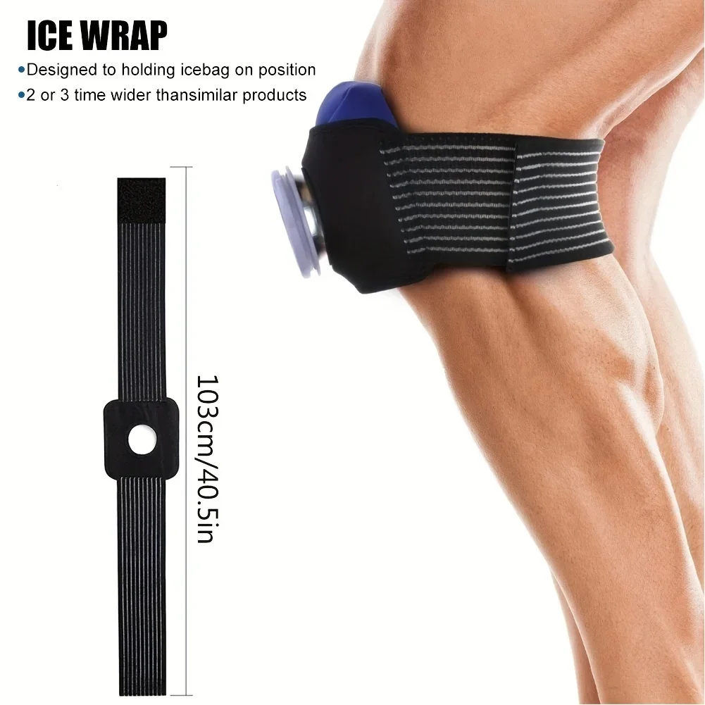 3Pcs Ice Bag Reusable Fixing Band Bandage Medical Cold Pack Hot Water Bag Injuries Pain Relief Ice Pack Wrap Protector