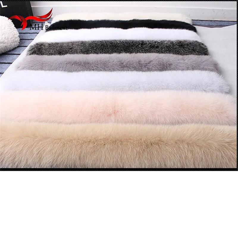 Winter 100% Genuine Real Natural Fox Fur Collar Women Scarf Fashion Coat Sweater Scarves Luxury Raccoon Fur Neck Cap L#60