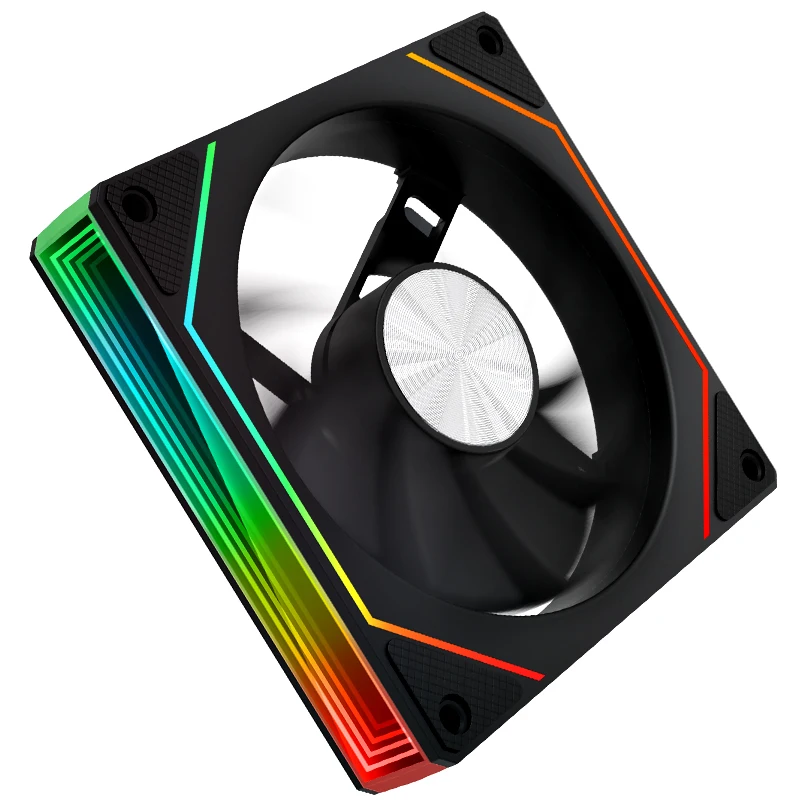 ARGB fans CPU Cooler Fan Computer Chassis Ventilador Air-cooler Case Fan 120mm Infinity Mirror Design Motherboard Lighting Sync - view 2