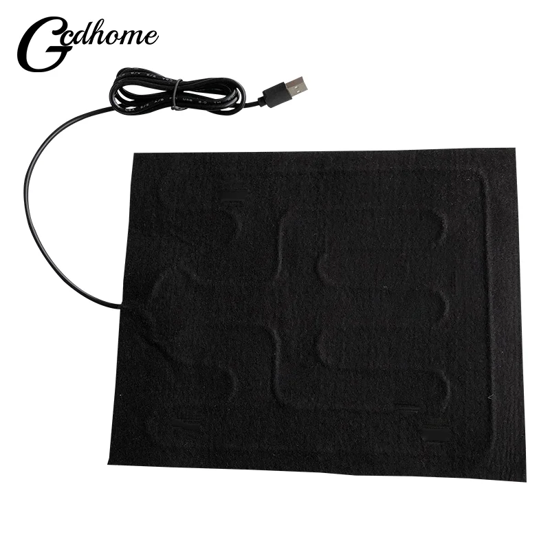 25*30 سنتيمتر USB لوحة التدفئة للطي ورقة ساخنة مقعد السيارة التدفئة وسادة آمنة التدفئة دفئا وسادة مقاوم للماء الحيوانات الأليفة سخان دافئ حصيرة