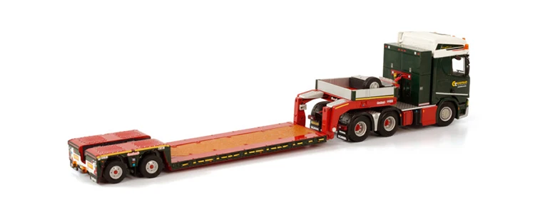 Alloy Model Gift WSI 1:50 Scale SCA-NIA R CS20H 6X4 Tractor,Low Board Transport Truck Trailer Vehicles DieCast Toy Model 01-3860