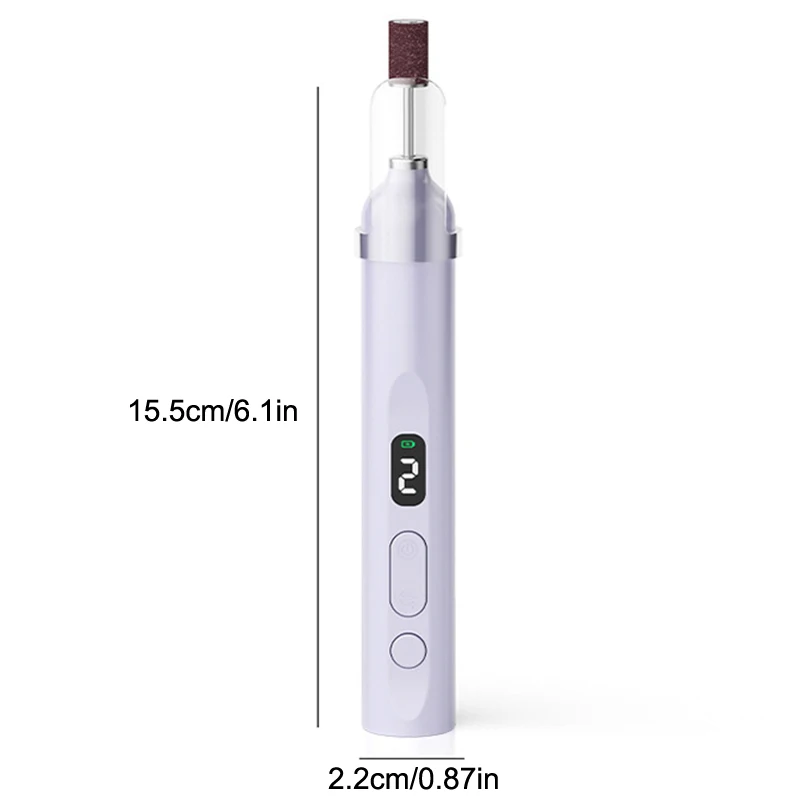 Akumulatorowa Frezarka do Paznokci 2w1 z Lampą UV/LED, Narzędzie do Szlifowania i Frezowania, Mocny Zestaw do Polerowania Paznokci
