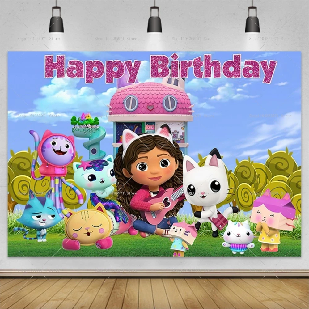 Princess Sofia Sparkle Backdrop Dreamy Girl Birthday Party Decor Baby Baptism Festive Supplies Photo Backdrop Party Scene Decor