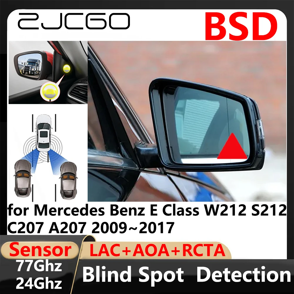 

BSD Blind Spot Detection Lane Change Assisted Parking Driving Warnin for Mercedes Benz E Class W212 S212 C207 A207 2009~2017