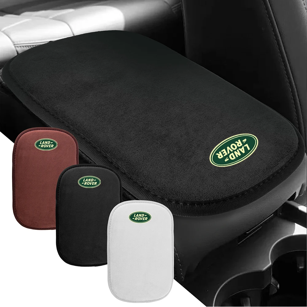 Car Armrest Mat Center Console Arm Rest Protection Cushion Auto Armrest Storage Box Cover Pads For Landrover SVR Discovery Velar