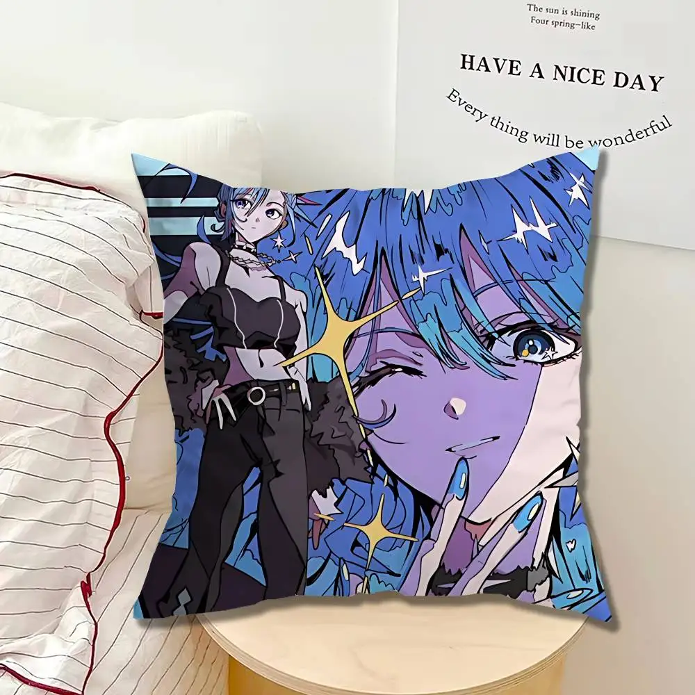 For Hoshimachi Suisei Pillow Case Square Bedroom Sofa Leisure Comfort Cushion Car Home Decoration