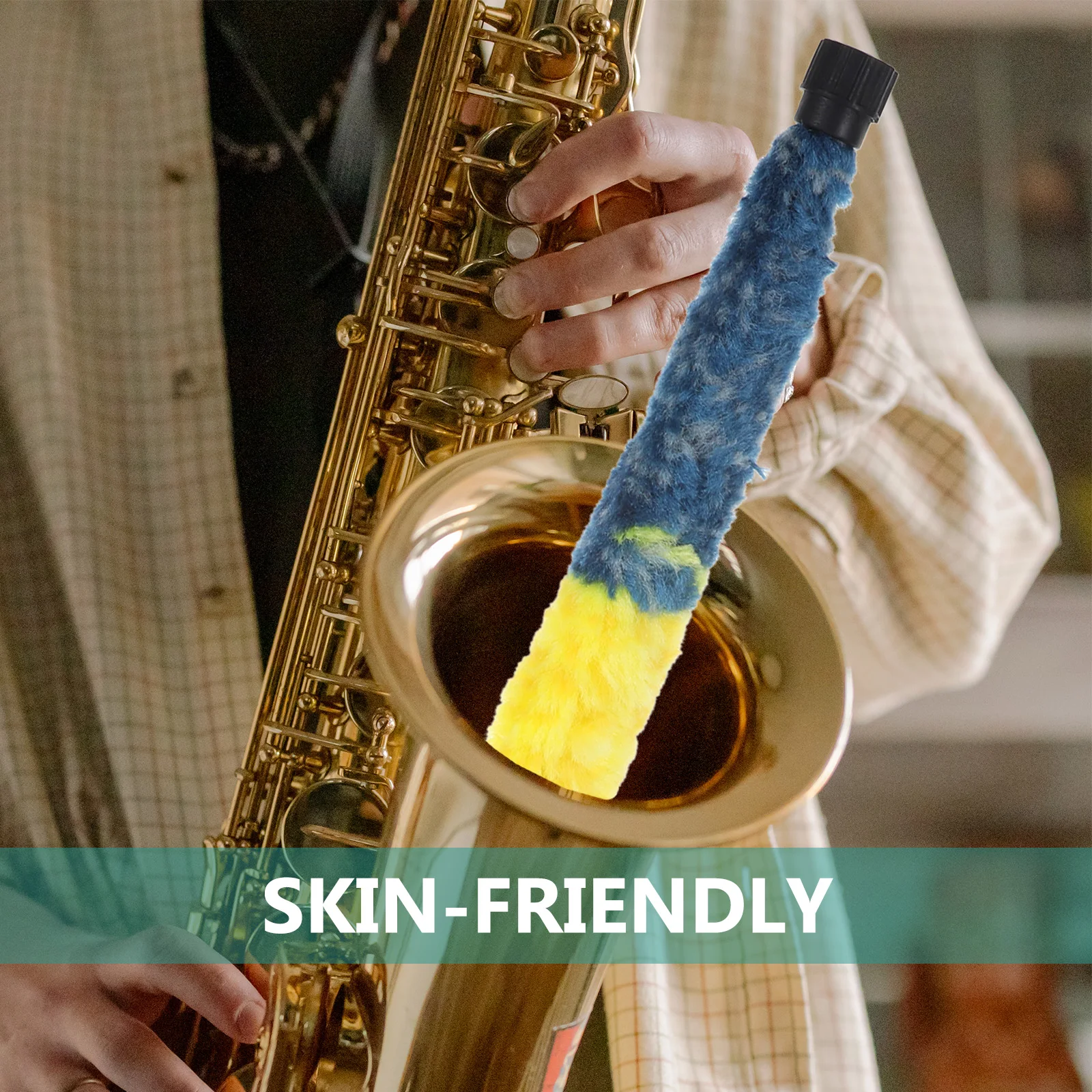 

Sax Cleaning Brush Alto Saxophone Kit Brushes for Portable Tenor Musical Instrument and Care Tool