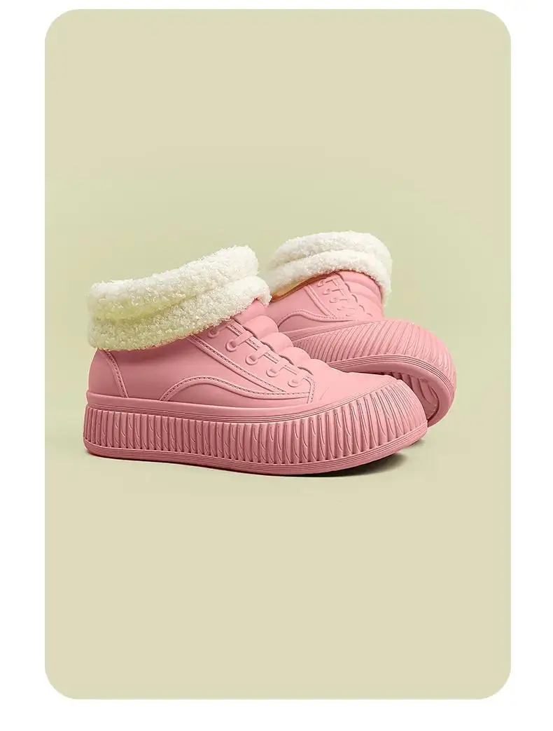 2024 New Women's Rain Shoes Soft Sole Non Slip Low Top Detachable Cotton Sleeves Four Seasons Water Shoes Work Shoes