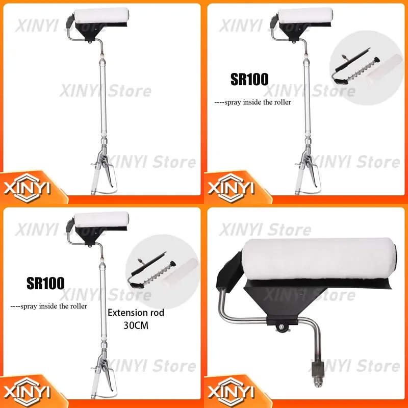 Drum Extension Rod for High Pressure Airless Spraying Machine Accessories Spray Gun Type Drum Spray Roller