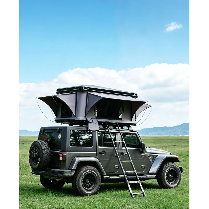 Professional Hard Shell Roof Top Tent 4WD Automatic Pop Up Quick Opening for SUV Pickup Overland Camping Parts