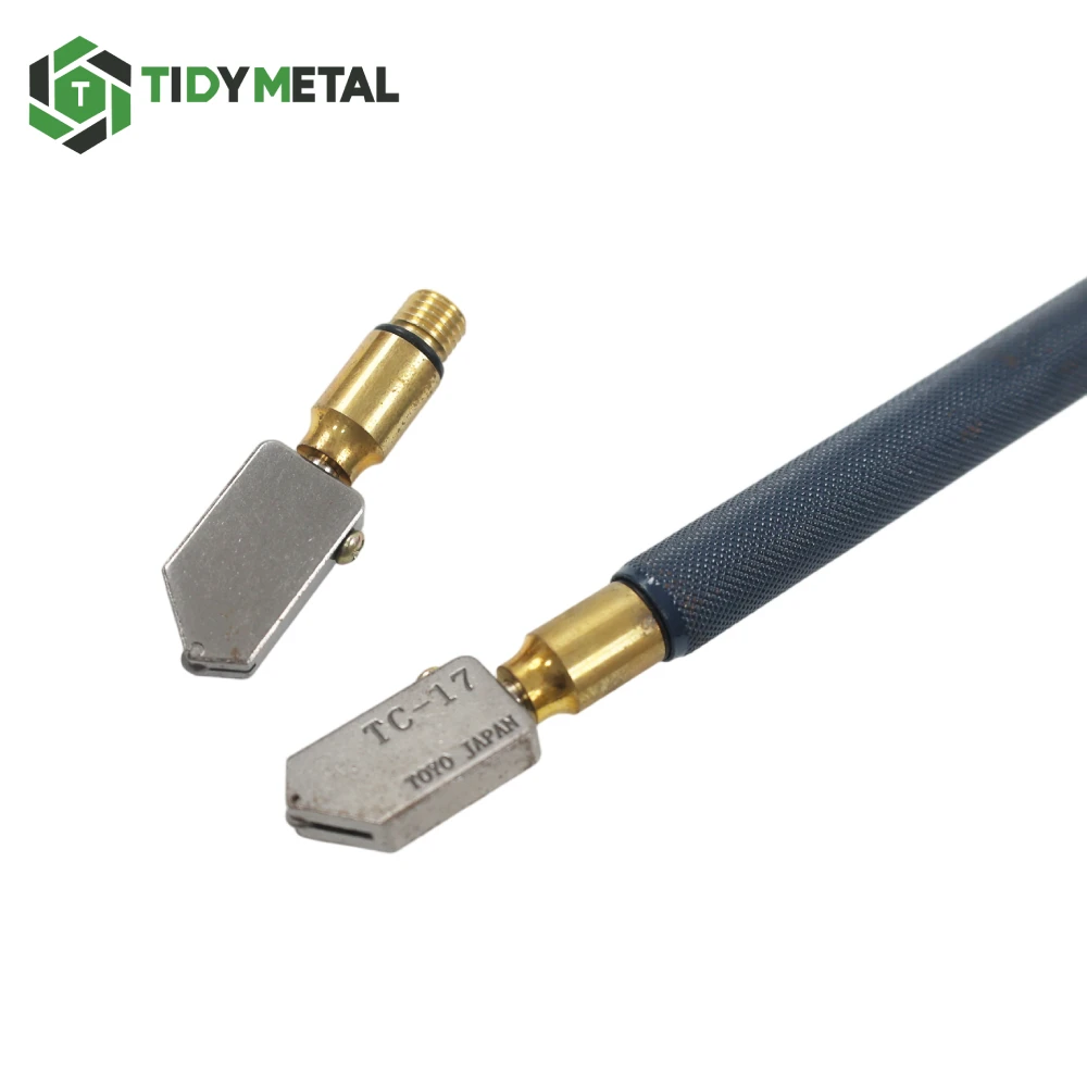High Quality TC-17 Glass Cutter 3mm-15mm Glass Cutter Tool Pencil Style Pen Metal for Glass/ Ceramic /tile Portable Glass Cutter