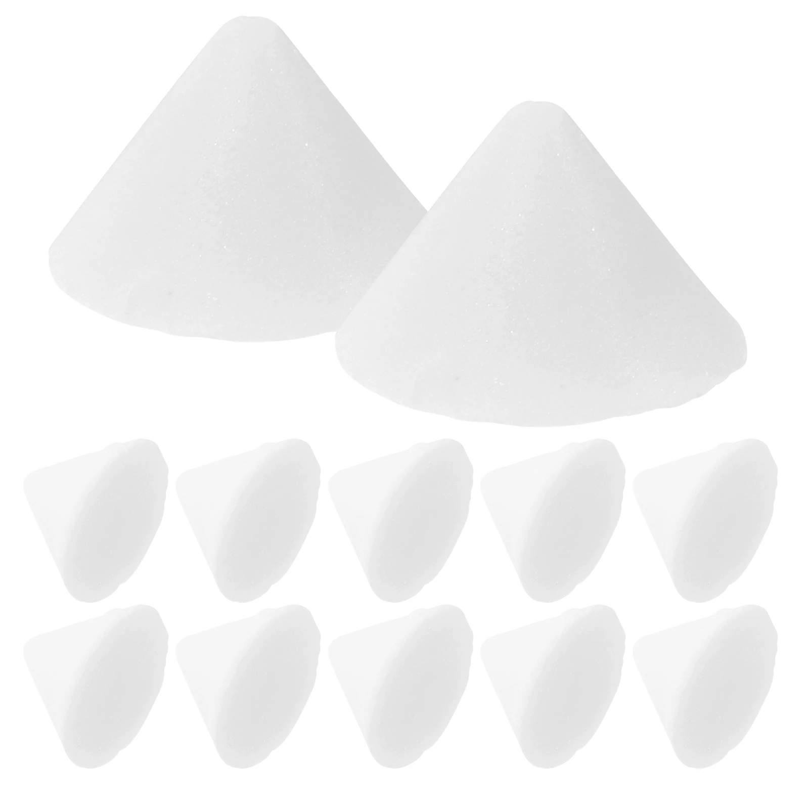 50pcs Ceramic Pottery Kiln Nail White Aluminum Oxide Clay Firing Tool Pottery Support Refractory Nails Storage Practical Craft