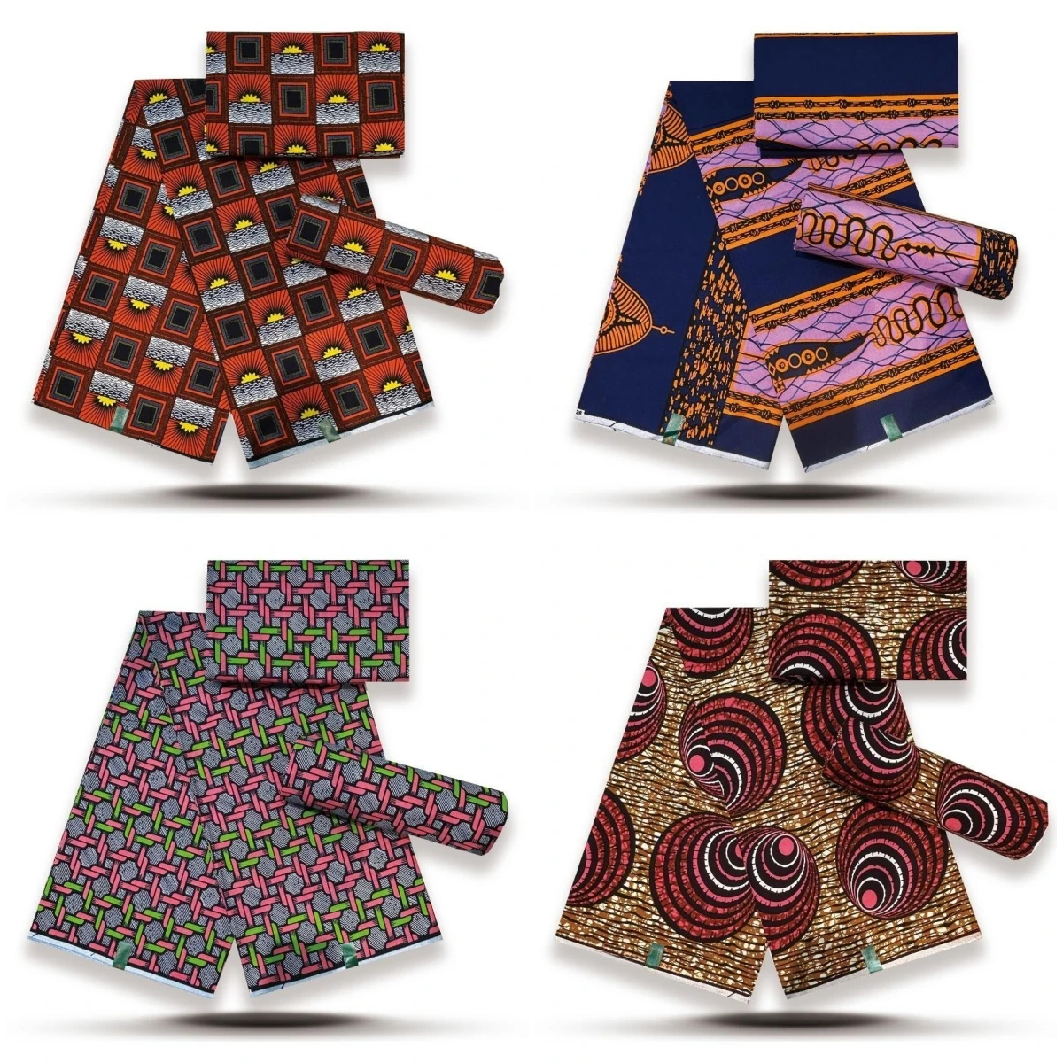 

Veritable High Quality Soft Real African Wax Printed Fabric Nigeria Pagne Loincloth 100% Cotton Wax Batik Fabric 6Yard Y5-1220-1