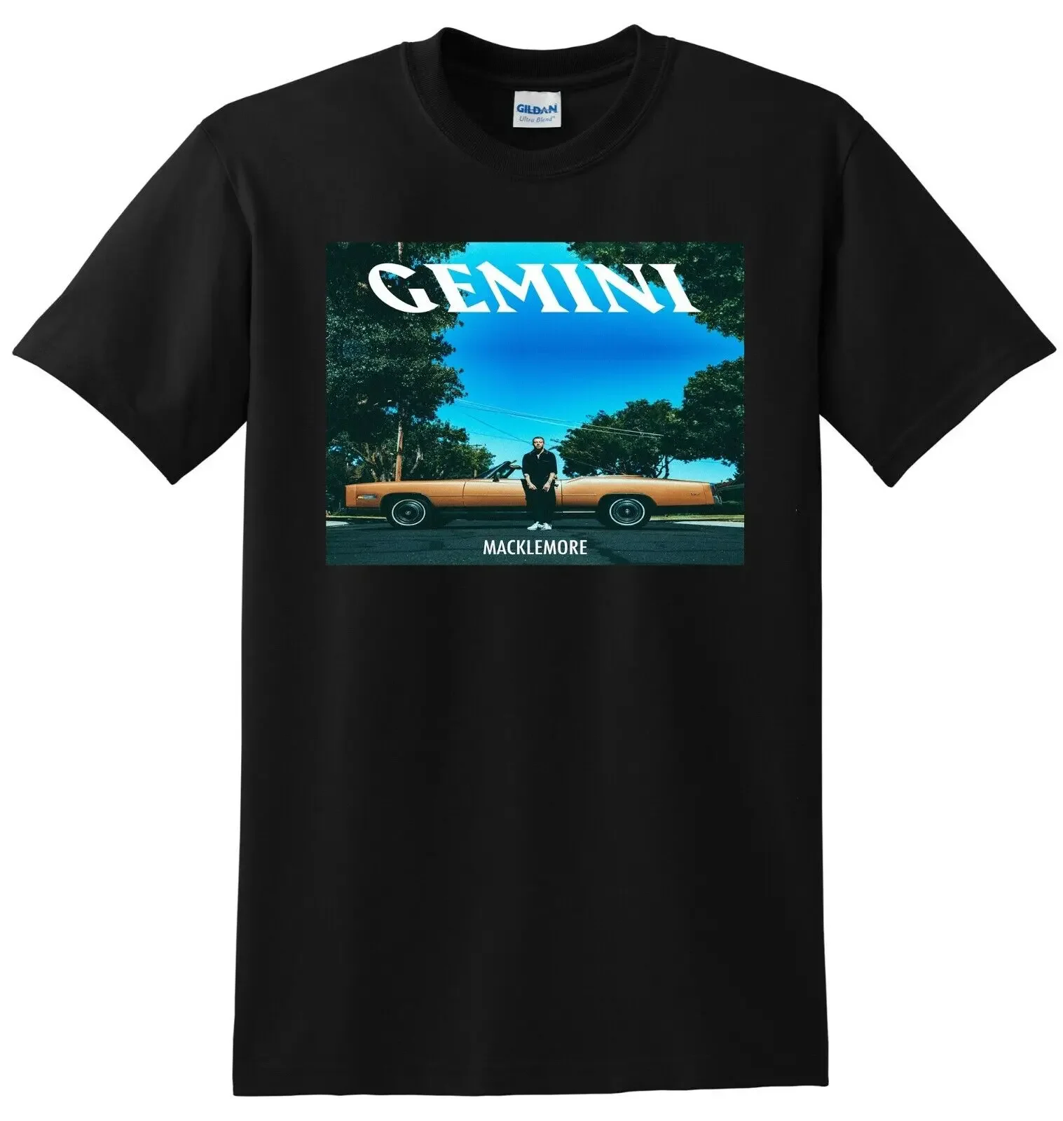 MACKLEMORE T SHIRT gemini vinyl cd cover SMALL MEDIUM LARGE XL