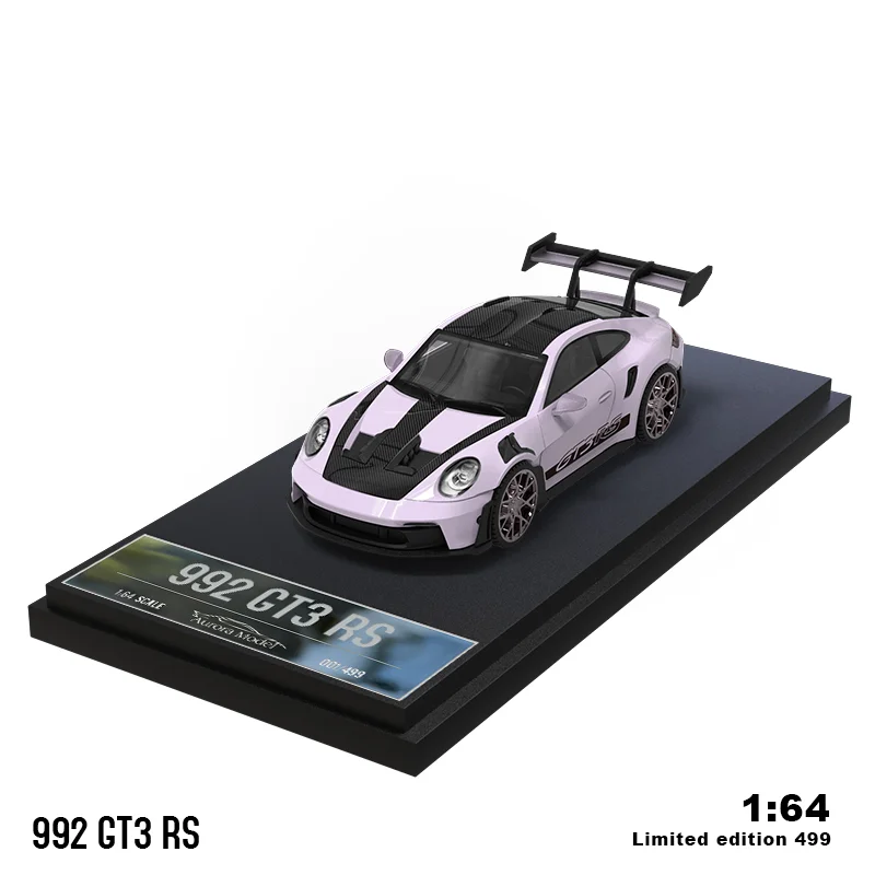 TIME MICRO 1:64 992 GT3 RS Painting Alloy Car Model Model Car Collection& Display& Gift