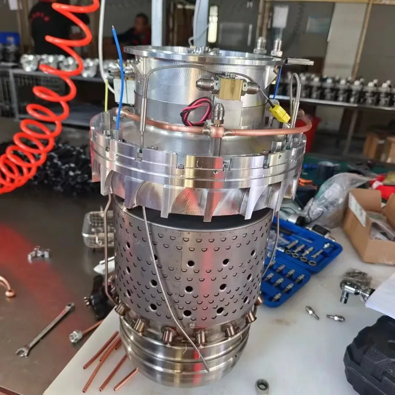 custom 50kg thrust jet engine turbine 40kg thrust rc jet engine all parts