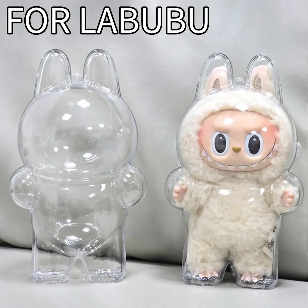 

For Labubu Monster Toy Storage Case Dustproof Cute Elf Plushie Display Cover Elf Doll Cover for Sitting Party Dolls