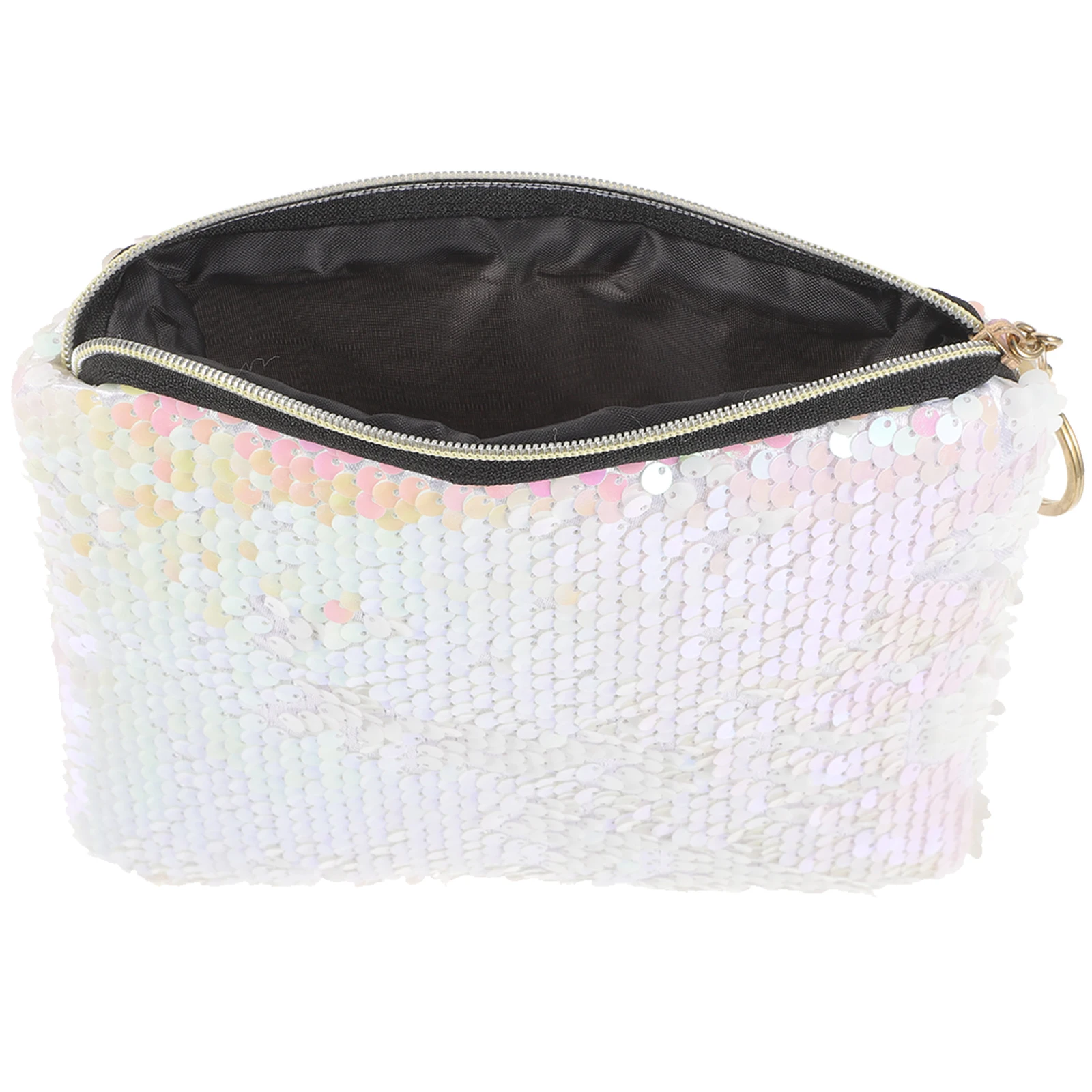 

Sequin Woman Sequined Purse Woman Handbag Fashion Purse Glitter Toiletry Coin Storage Makeup Brush Organizer