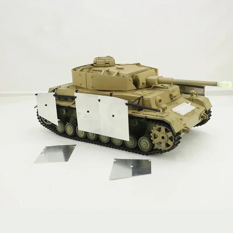 Henglong-RC Tanque Armadura Kit, Panzer Iv, Adesivos, Acessório Modelo, Tanque de Controle Remoto, DIY Armadura Brinquedo, Presente, 3858, 3859, 1, 16