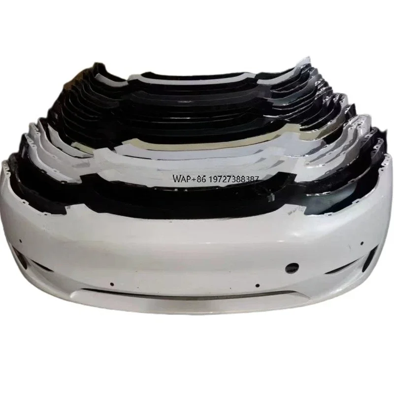 

High-quality Model 3/Model Y front bumper assembly replacement parts, including Gishaun radiator and headlights (for Model)