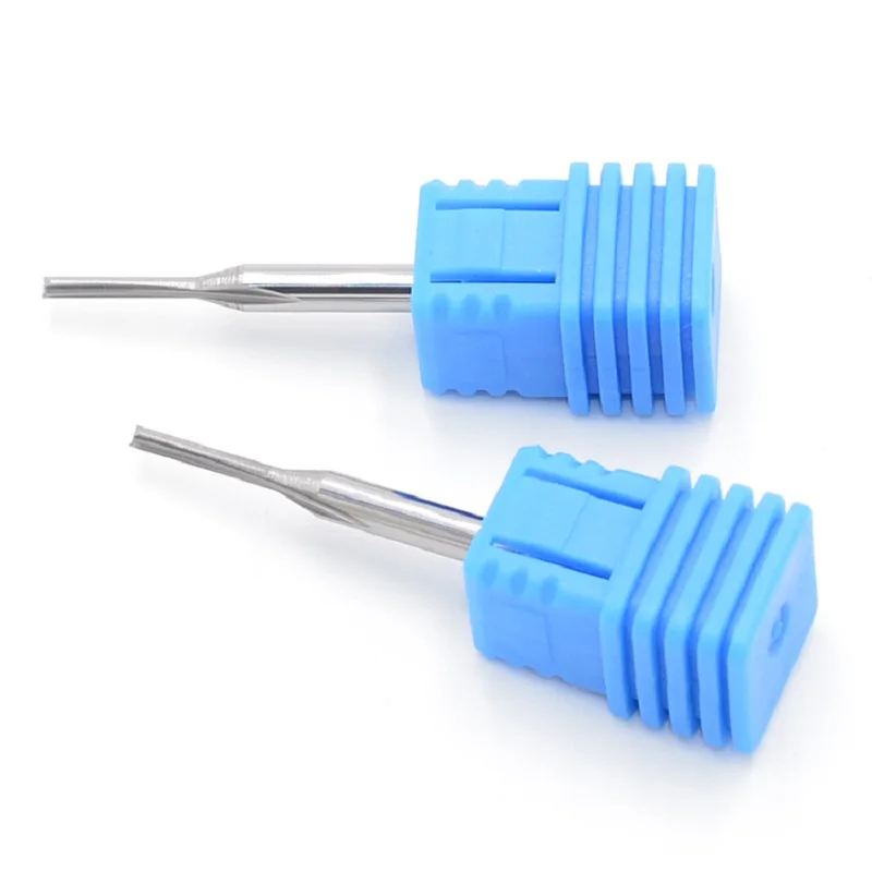 6*22 CNC Karbida Padat Dua Bit Seruling Lurus/Bit Router CNC/Pemotong Router