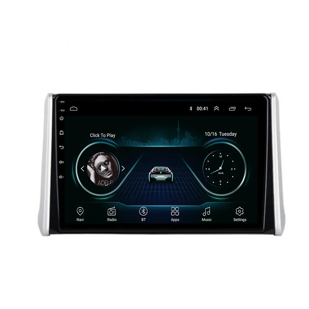 

2 Din Android 12 Автомобильный стерео радио DVD GPS Мультимедийный видеоплеер 5G Wi-Fi камера DSP Carplay для TOYOTA RAV4 2019 2020 2021+