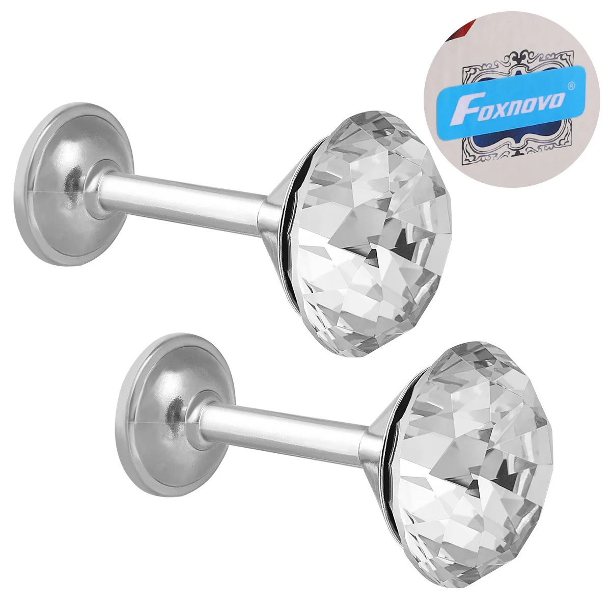 2 قطعة خطاف ستائر كريستال الفضة سبائك الزنك الماس الستائر تيباكس جدار شرابة هوك للمنزل نافذة الزخرفية عوائق