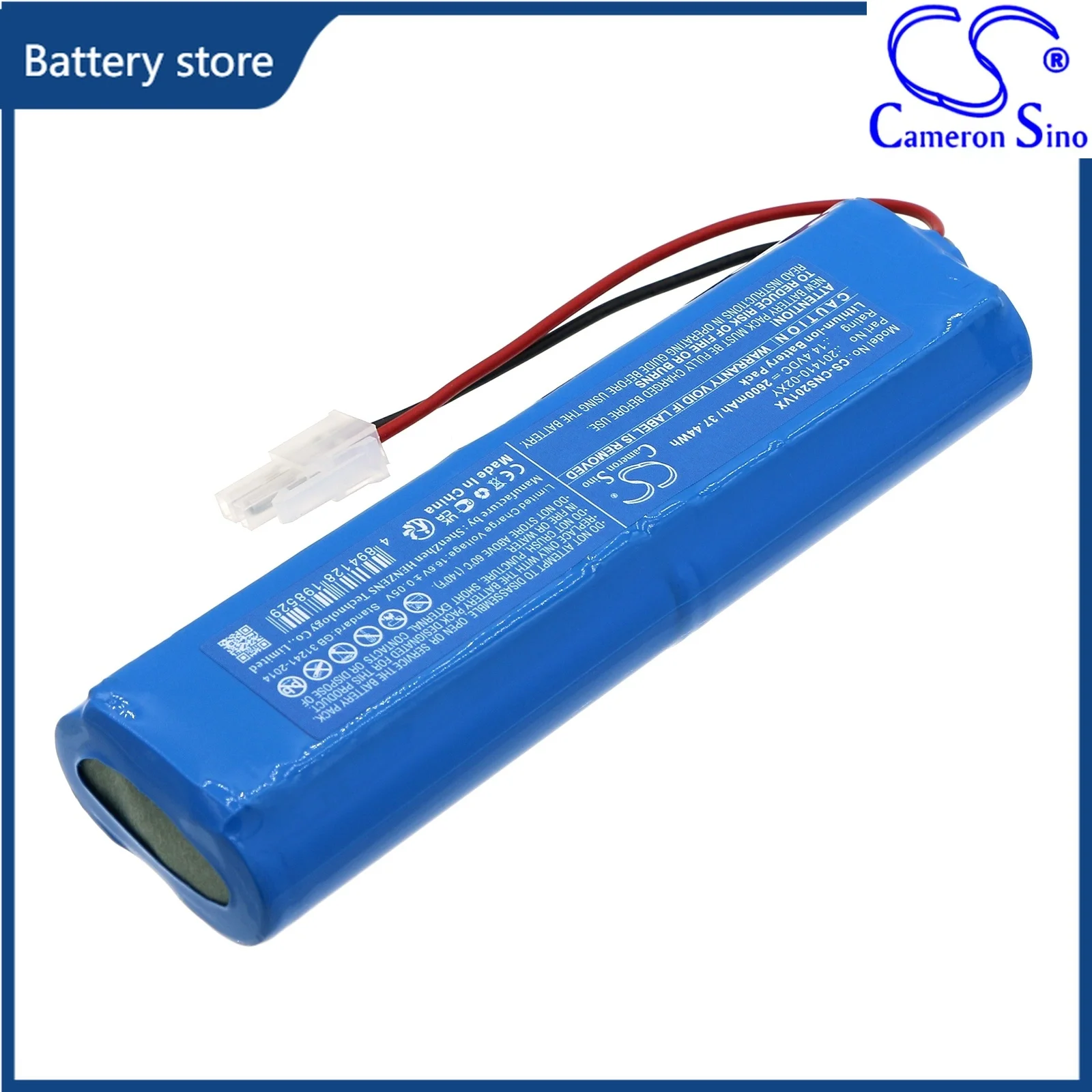 Cameron Sino 14.4V 2600mAh Replacement Vacuum Battery 201410-02XY for Cecotec Conga Pro