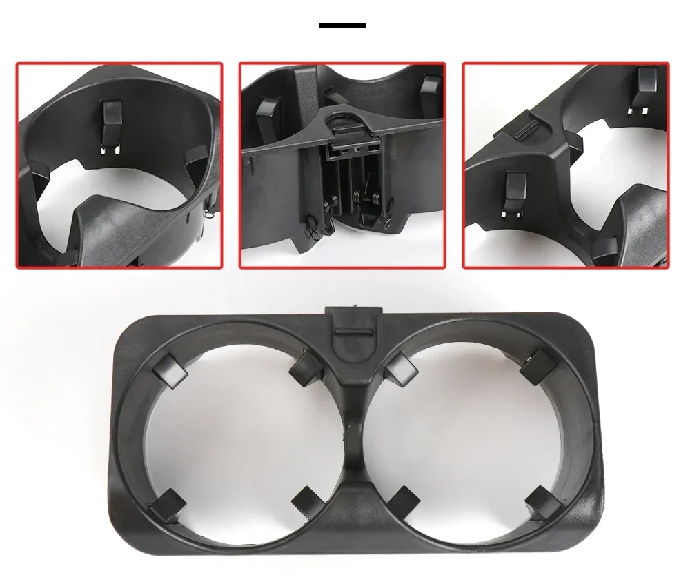 Auto Mittel konsole Wasser Getränke becher halter Inlay Abdeckplatte für Mercedes Benz Klasse W221 2014-2017 s300 s350 s400 s450 s500 – Detail 4