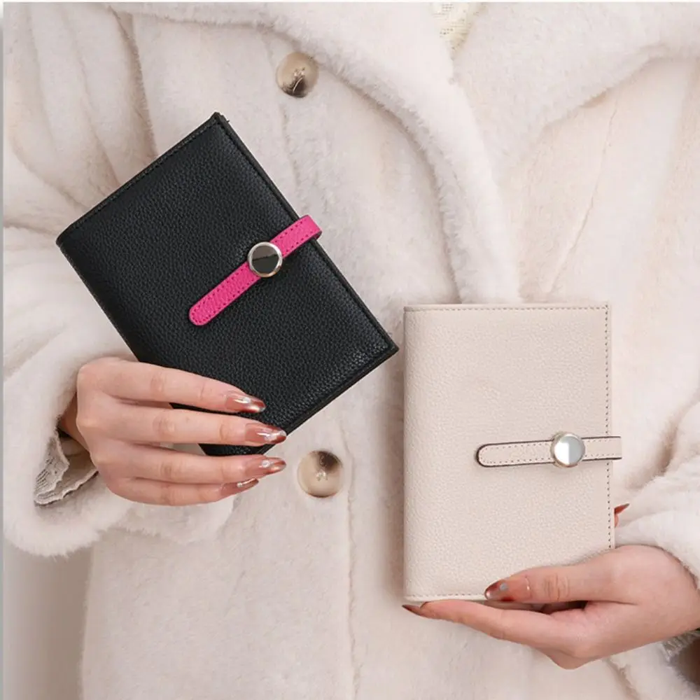 

Creative Card Holder PU Passport Bag Passport Cover Airplane Check-in Travel Wallet Card Case Multifunctional Storage Bag Men