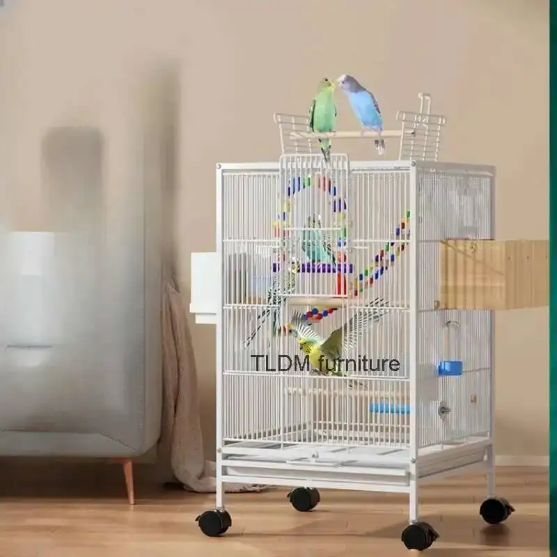 

Cage Large Parrots Aluminum Outdoor Aviary Canary Nests Breeding Canaries Hamster Cages Luxury Cages jaula Pet Rabbits Bird