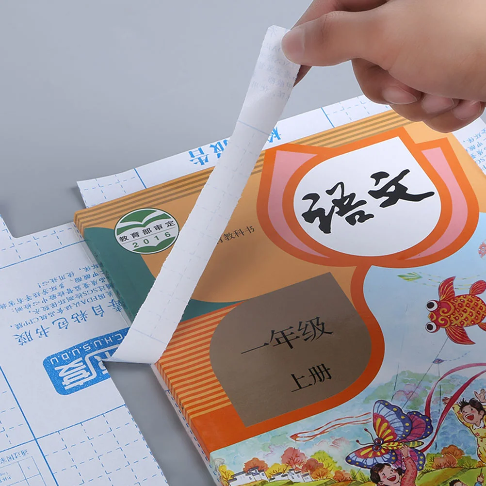 16 Pcs Self-adhesive Waterproof Book Cover Protective Covers Matte Films Frosted Transparent Student