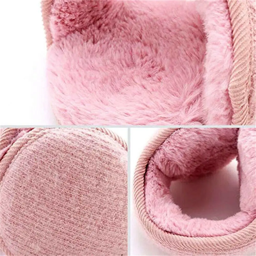 Moda uomo/donna inverno morbido pile coniglio peluche scaldino paraorecchie paraorecchie copertura Casual protezione dell\'orecchio scaldaorecchie