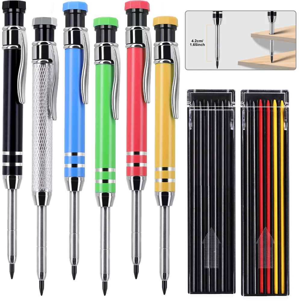 Professional 42mm Long Nose Metal Carpenter Pencil or 2.8mm 