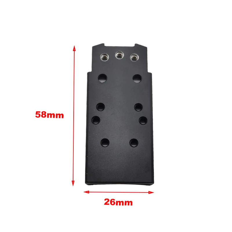 P320 Rear Sight Mount Plate Base Mount RMR Mount Fit For Universal Red Dot Sight Pistol Accessories For RMR