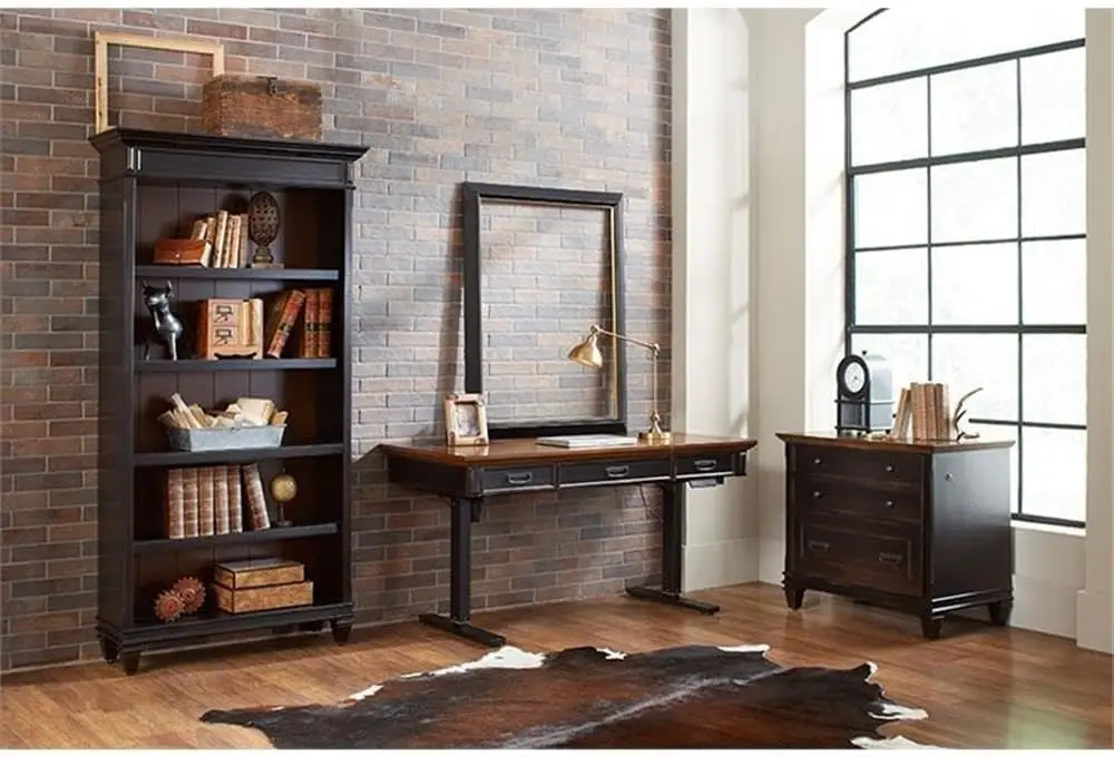 Schedario laterale Hartford, marrone - completamente assemblato