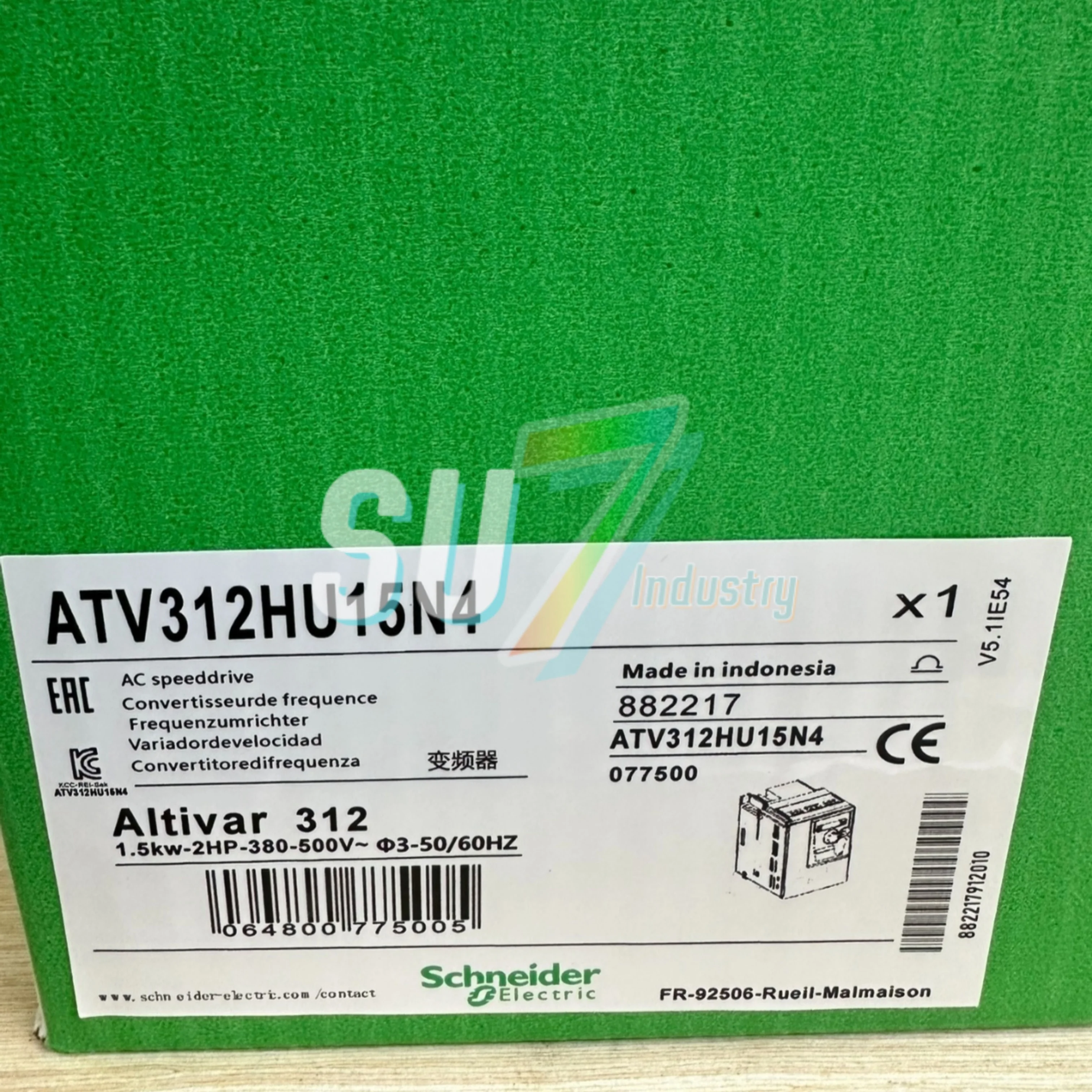 Inverter baru100% ATV312HU15N4