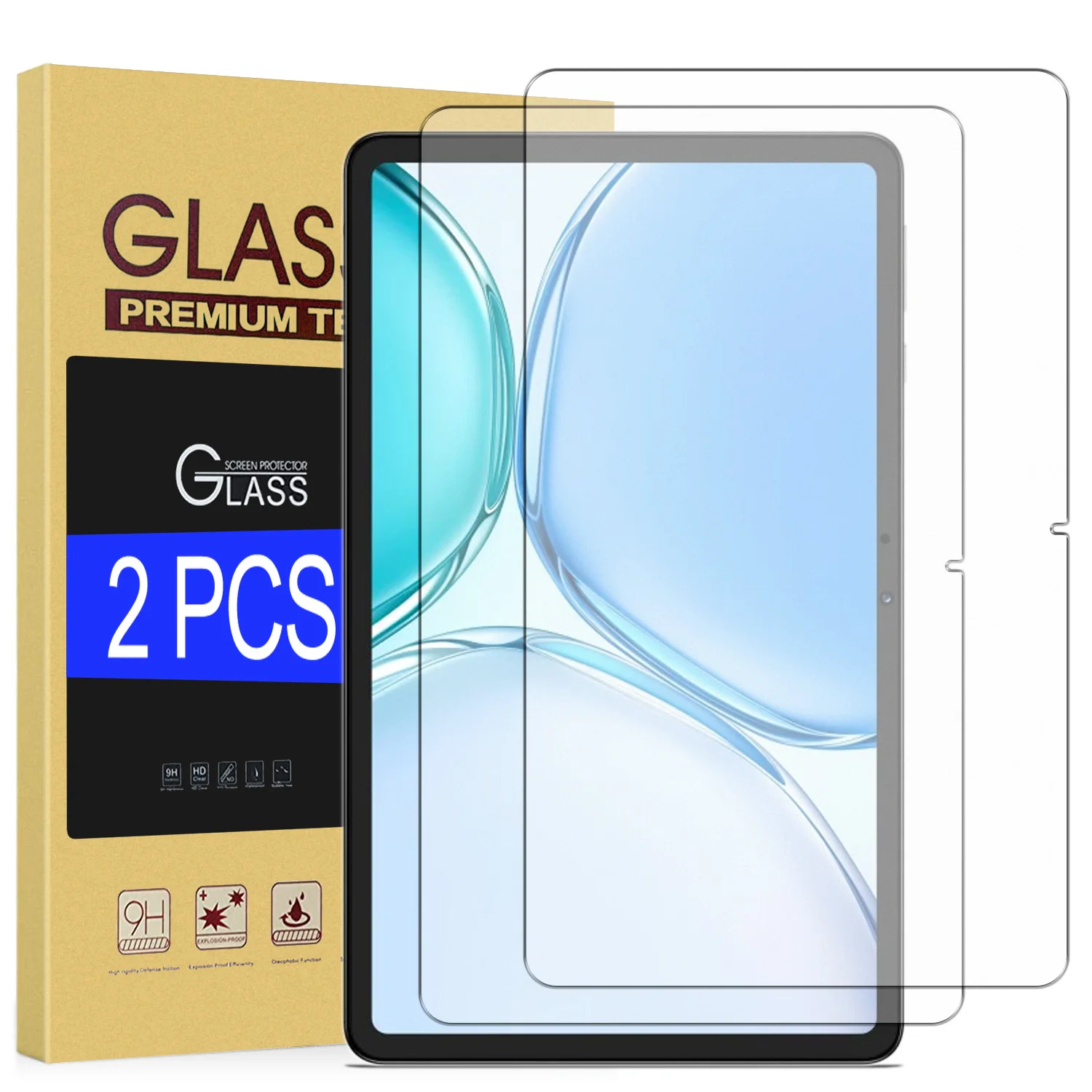 For Honor Pad X7b Tempered Glass Film Screen Protector On Honor Tablet X7b 9.7-inch HD Scratch-Proof Guard 2-Pieces