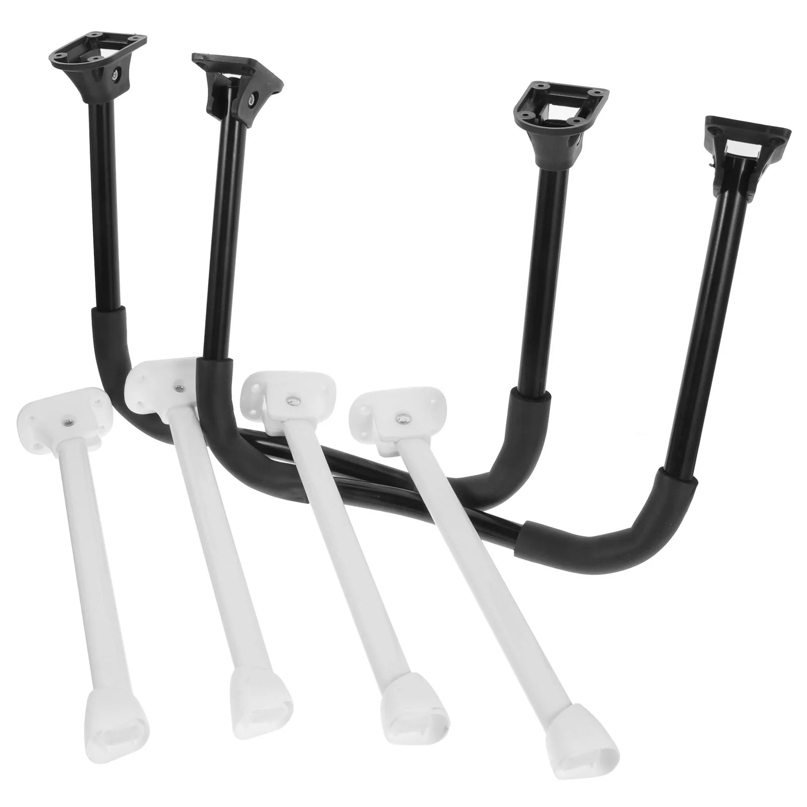 1 Set Of Foldable Metal Furniture Legs U Shape Heavy Duty Folding Table Brackets For Diy Desk Coffee Table Bench Legs For Small