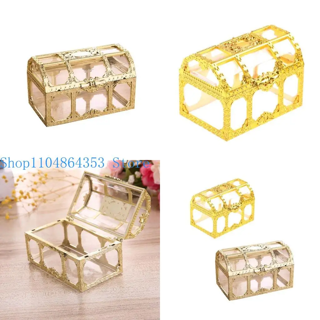 

652F Jewelry Storage Display Box Container Decorative Card Jewelry Trinket Decor