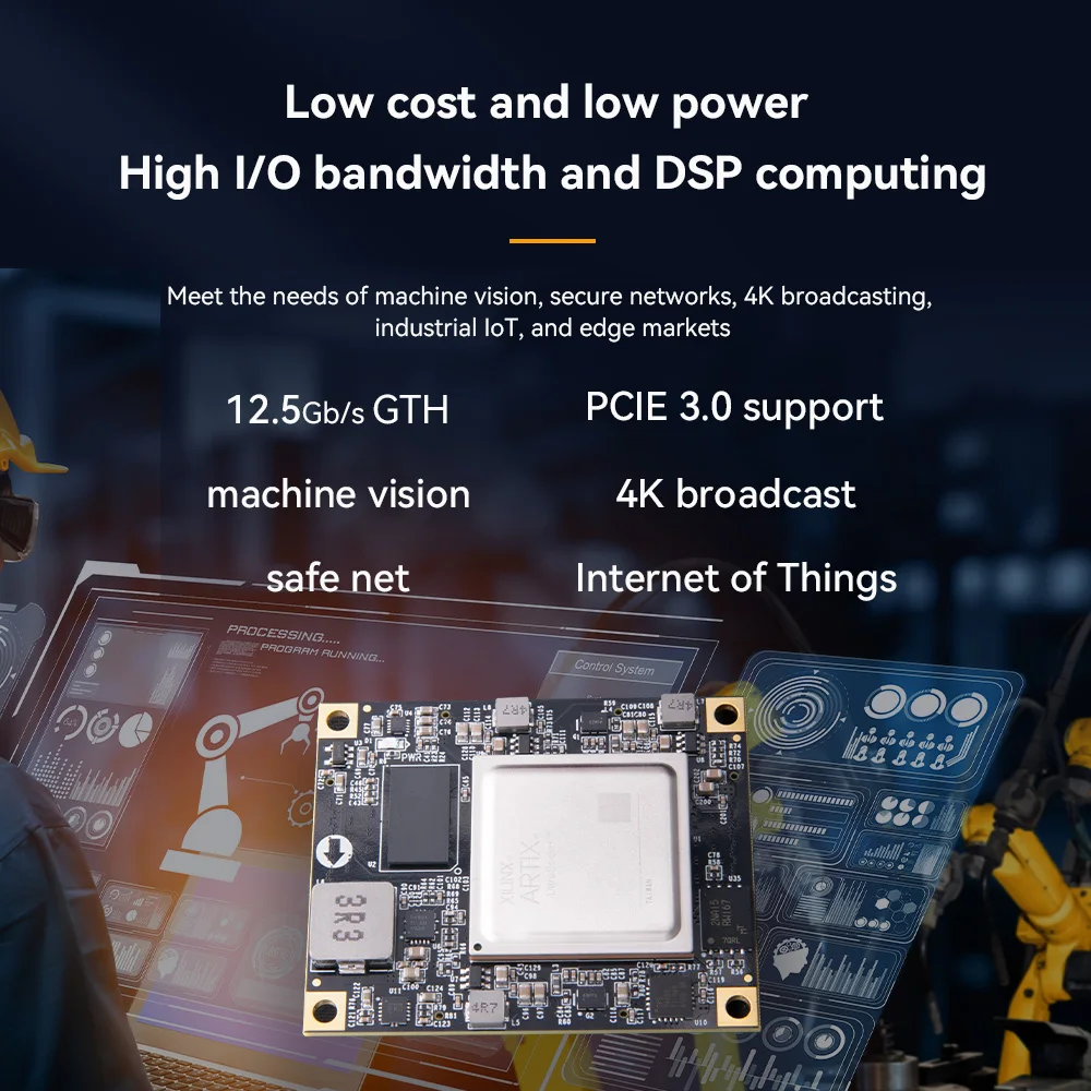 Alinx Xilinx ACAU15 FPGA SoM с AMD Artix™UltraScale + XCAU15P