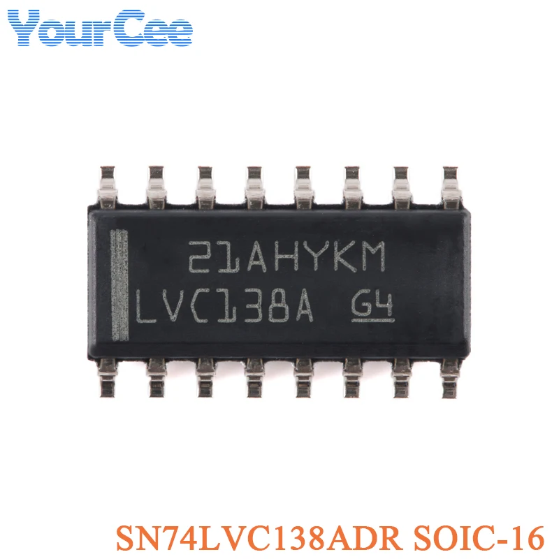 5PCS SN74LVC138 SN74LVC138APWR TSSOP-16 SN74LVC138ADR SOIC-16 Decoder/Demultiplexer Chip IC SMD Integrated Circuit