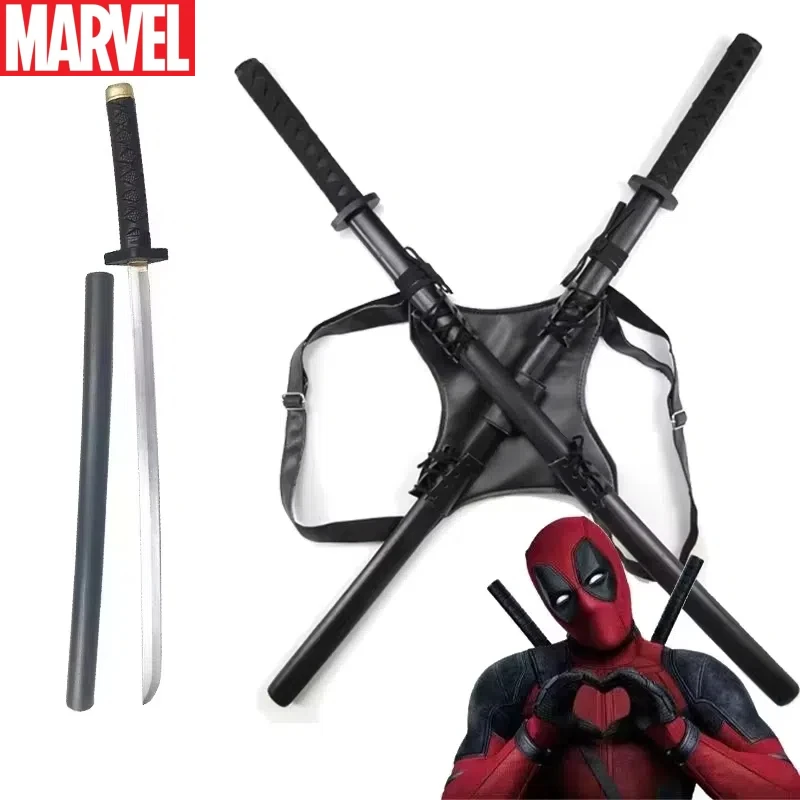 Deadpool Katana Pu Anime Soul Figur Sword Samurai Knife Ninja Sword 61cm Cosplay Props Weapon For Youth Toy Children Gifts