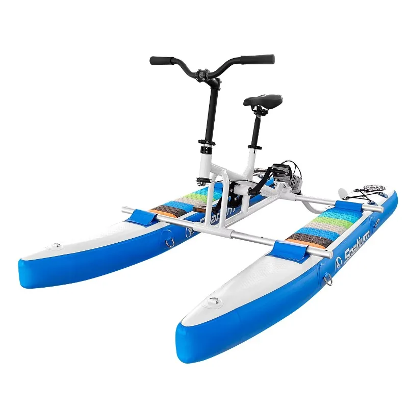 The Latest Kids Sea Inflatable Bicycle Children Floating Water Pedal Bike Hot Sale