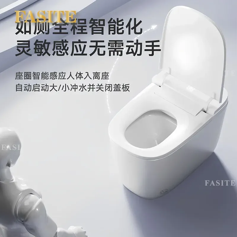 For Fully Automatic Smart Toilet Siphon Flush Capacitor Flip Foam Household Water Pressure Multi Function Limit