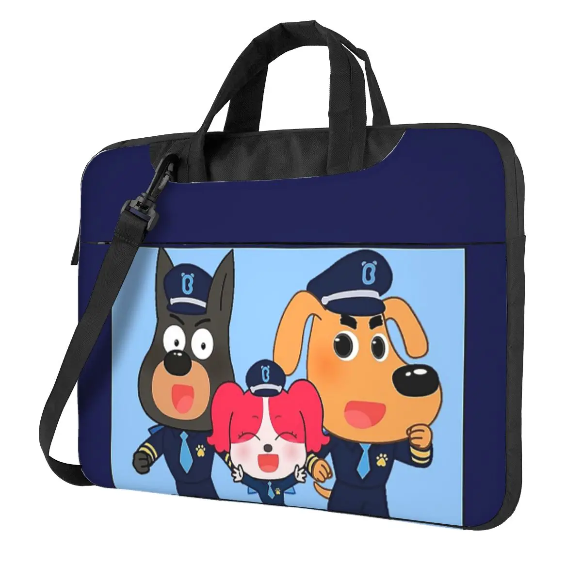 

Шериф Лабрадор через плечо сумка для ноутбука чехол для компьютера устойчивый защитный чехол для ноутбука Macbook Pro Lenovo